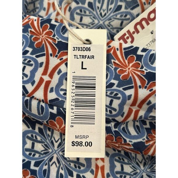 Max Studio Womens Size Large Abstract Print Wide Leg Pants Multicolor - Picture 4 of 6